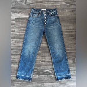 Abercrombie & Fitch: Ankle Straight Ultra High Rise Jeans
